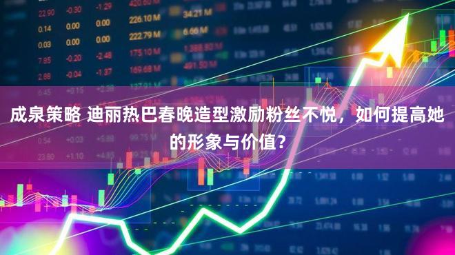 成泉策略 迪丽热巴春晚造型激励粉丝不悦，如何提高她的形象与价值？