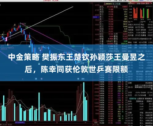 中金策略 樊振东王楚钦孙颖莎王曼昱之后，陈幸同获伦敦世乒赛限额